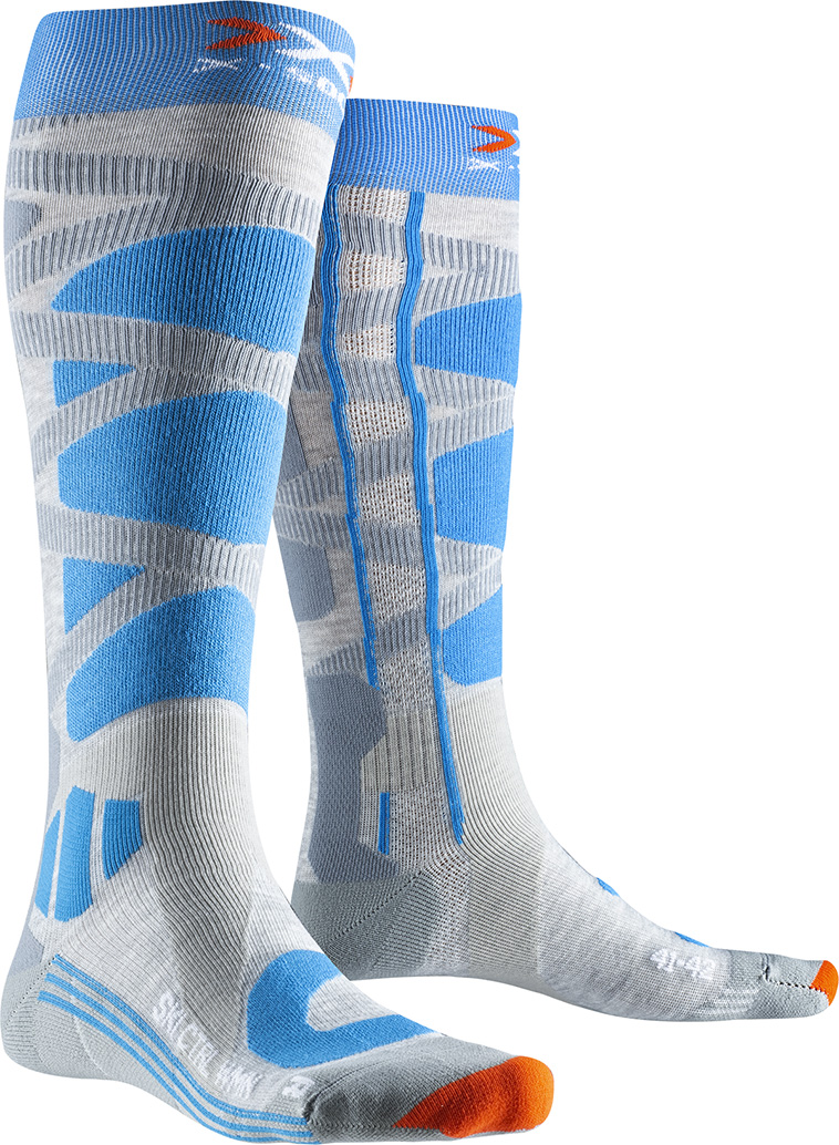 X-Socks Ski Control 4.0 WMN (Grey Melange/Turquoise)